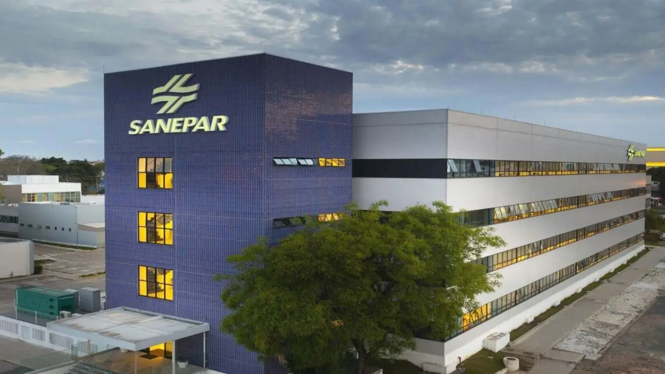 Sede da Sanepar no estado do Paraná