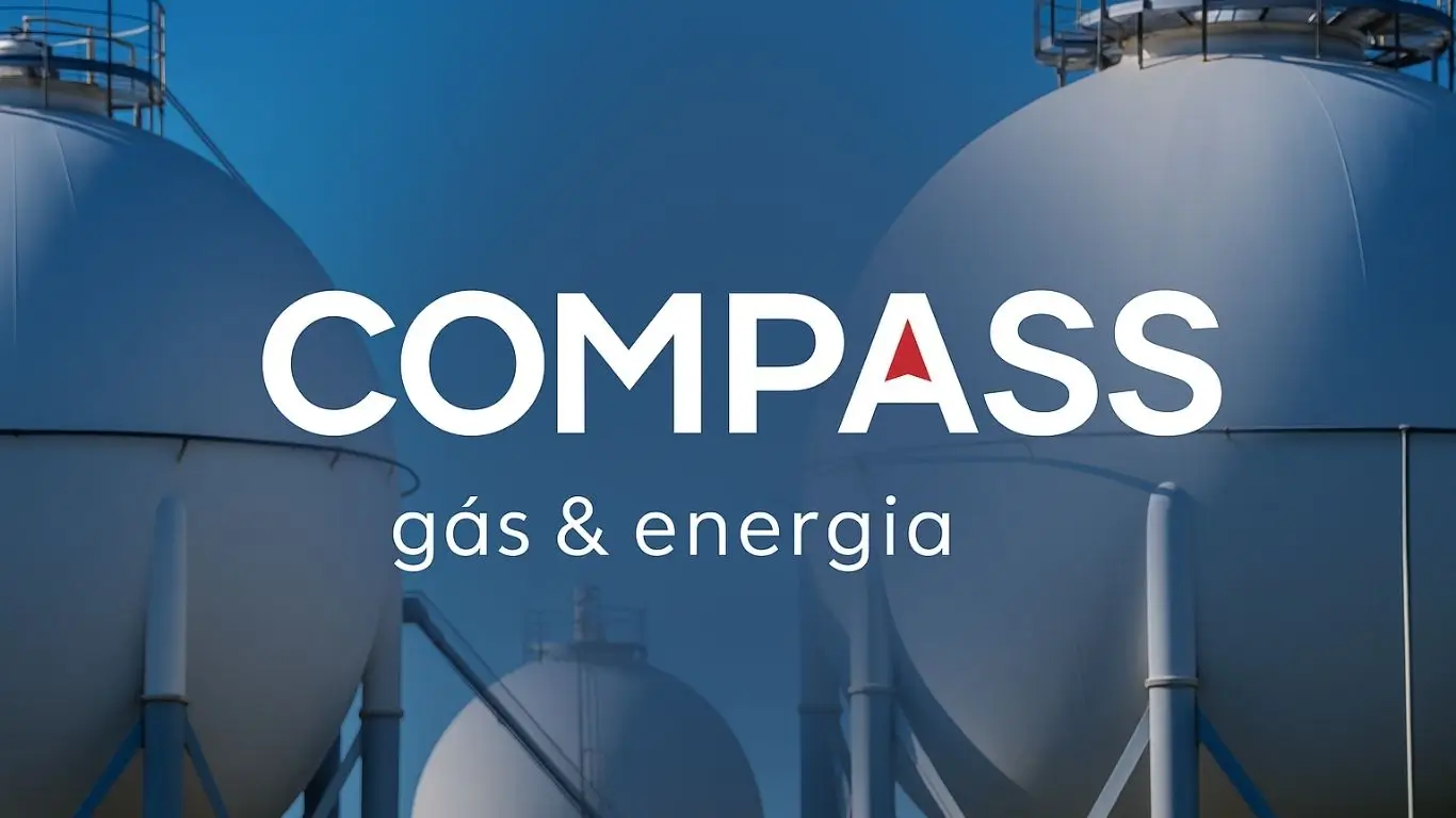 A Compass é uma empresa de gás e energia, que é controlada pela Cosan.