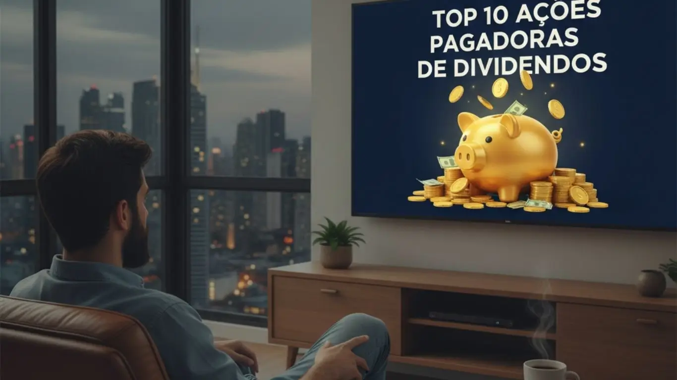 Carteira de dividendos das top10 melhores ações de dividendos da b3.
