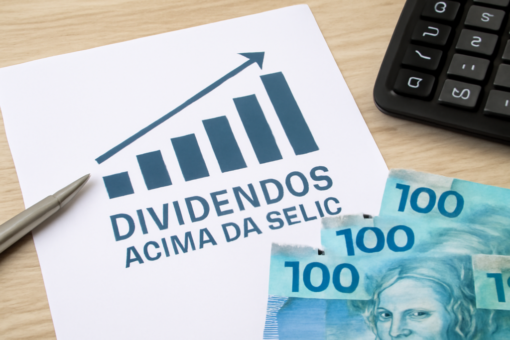 As ações mais baratas que pagam dividendos acima da Selic